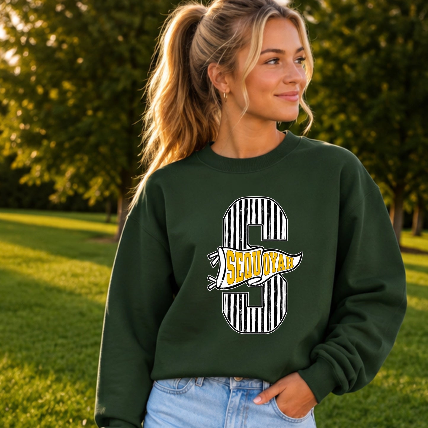 Sequoyah High School Youth Crewneck Sweatshirt