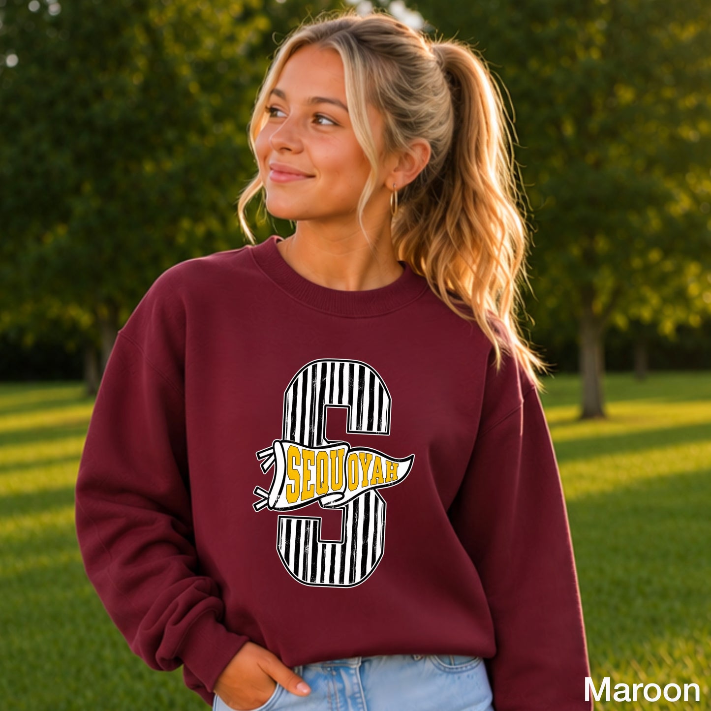 Sequoyah High School Youth Crewneck Sweatshirt