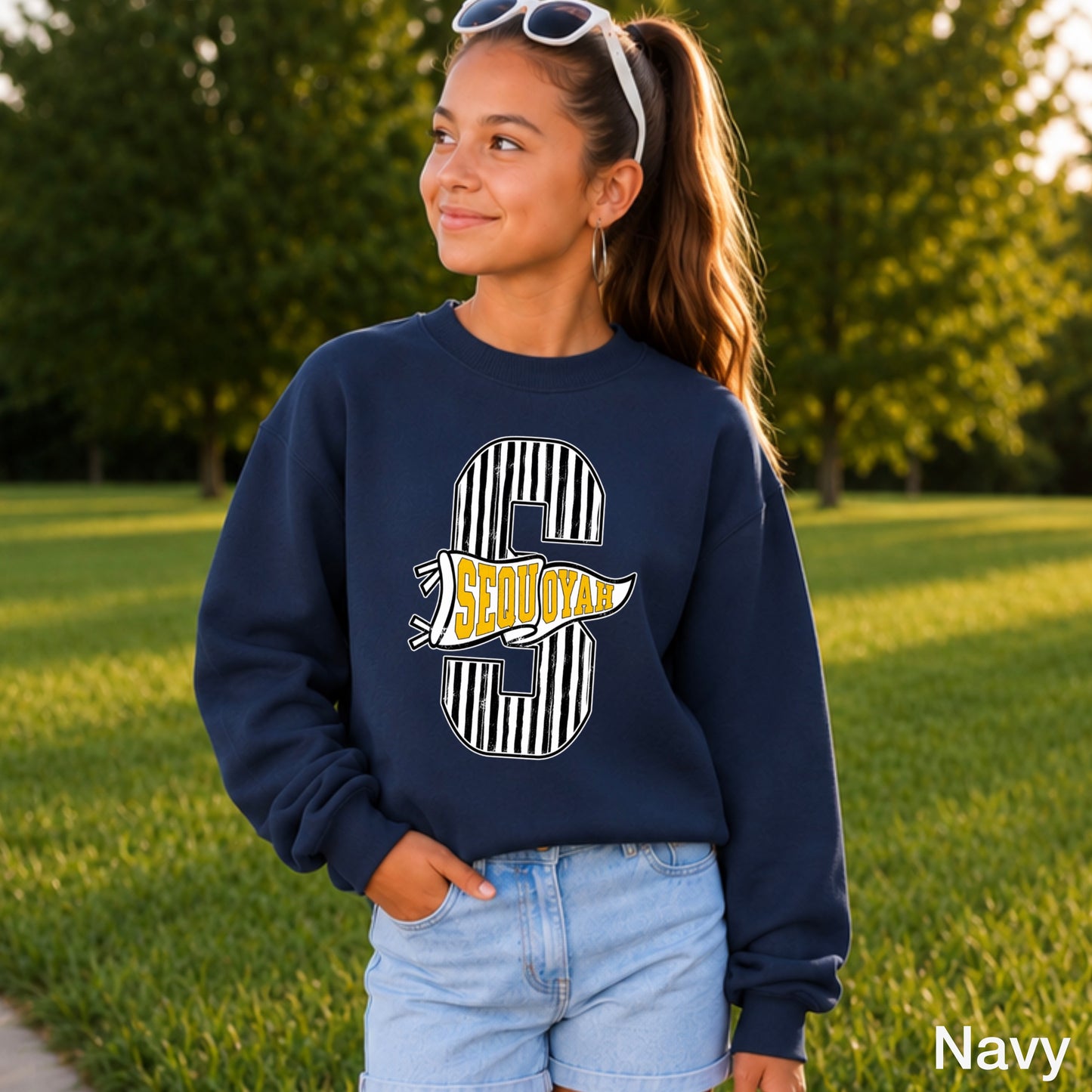 Sequoyah High School Youth Crewneck Sweatshirt