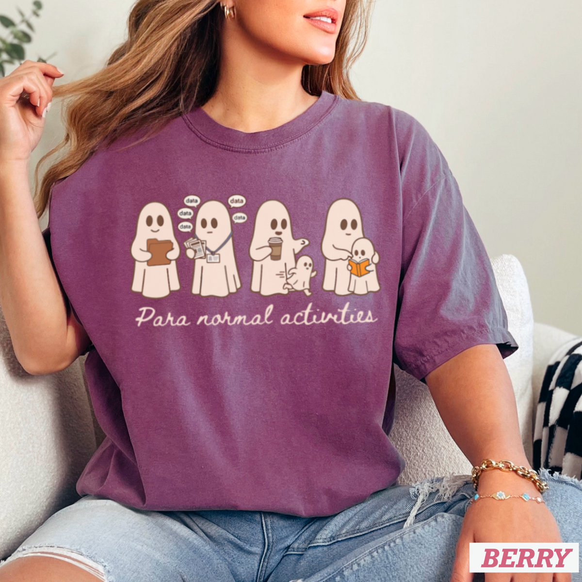 Para Normal Activities Comfort Color Graphic Tee