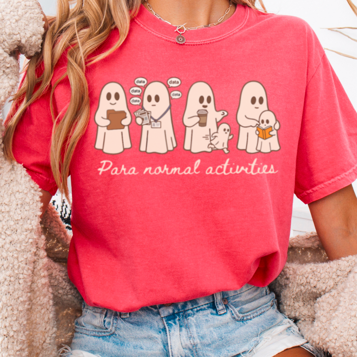 Para Normal Activities Comfort Color Graphic Tee
