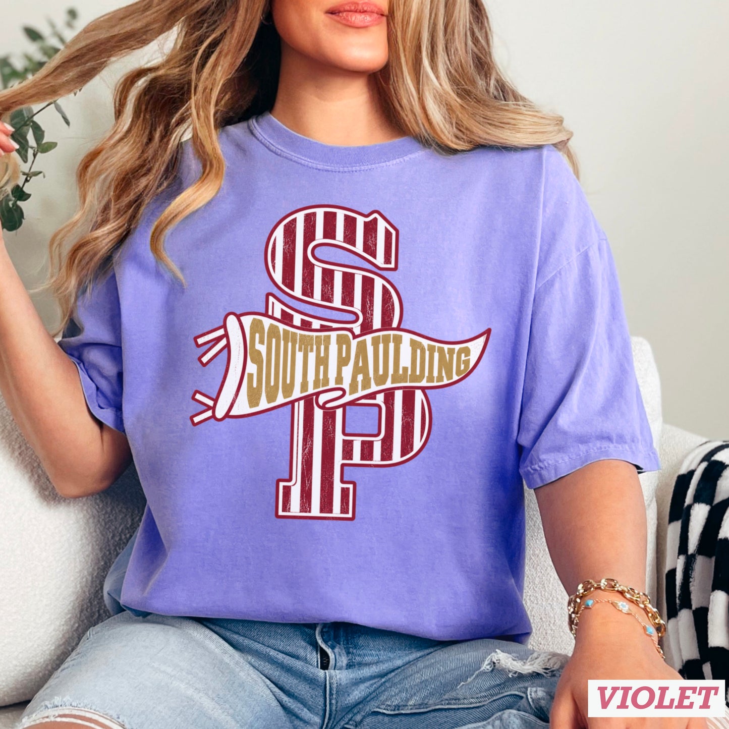 South Paulding High School Comfort Color Graphic Tee