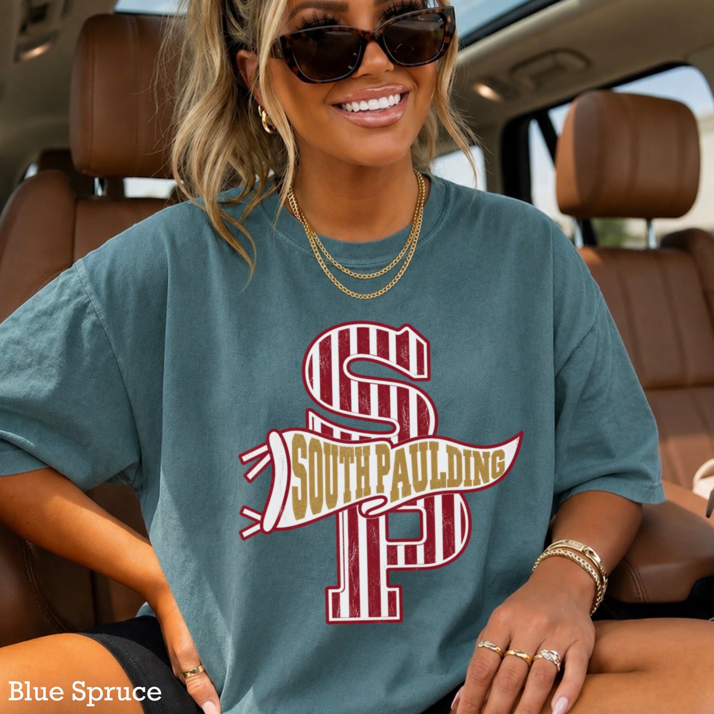 South Paulding High School Comfort Color Graphic Tee
