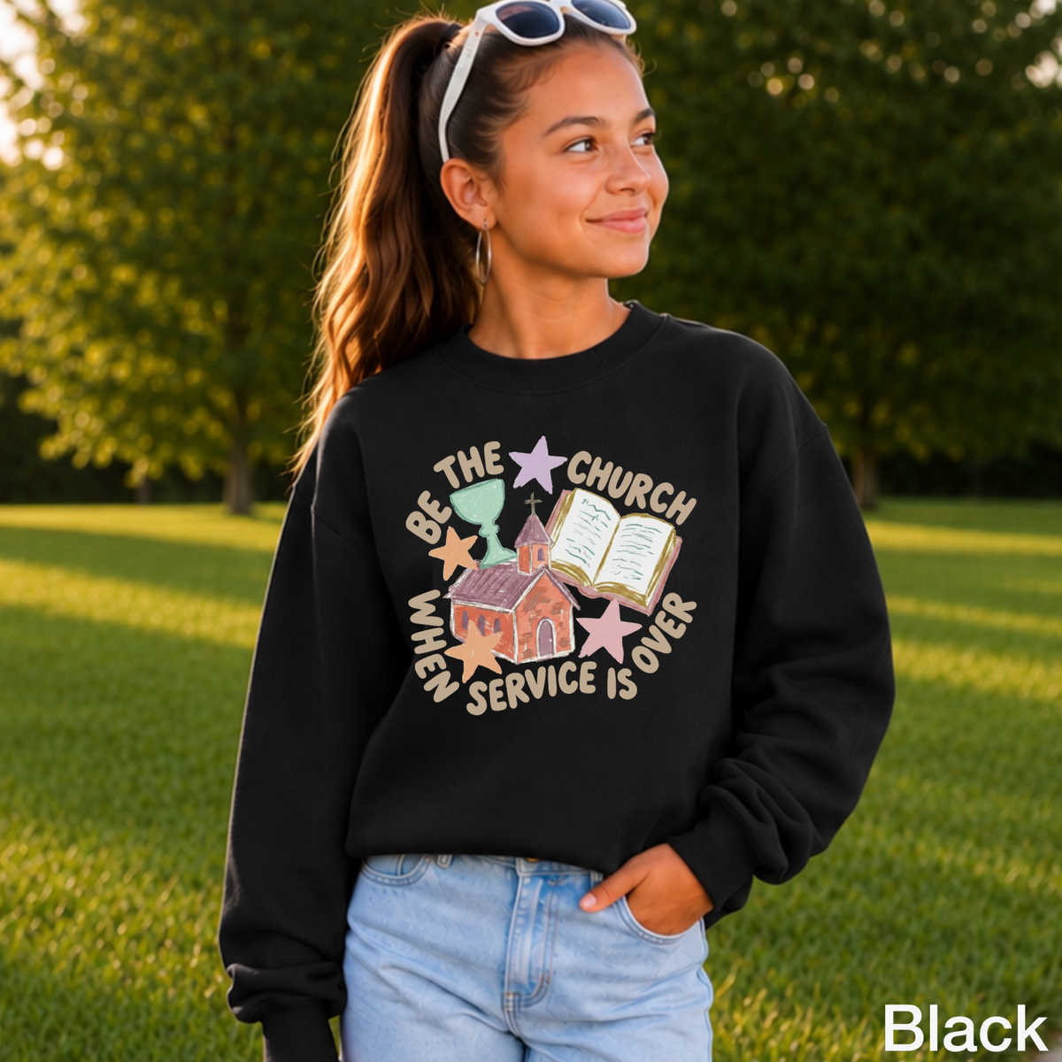 Be The Church Youth Crewneck Sweatshirt