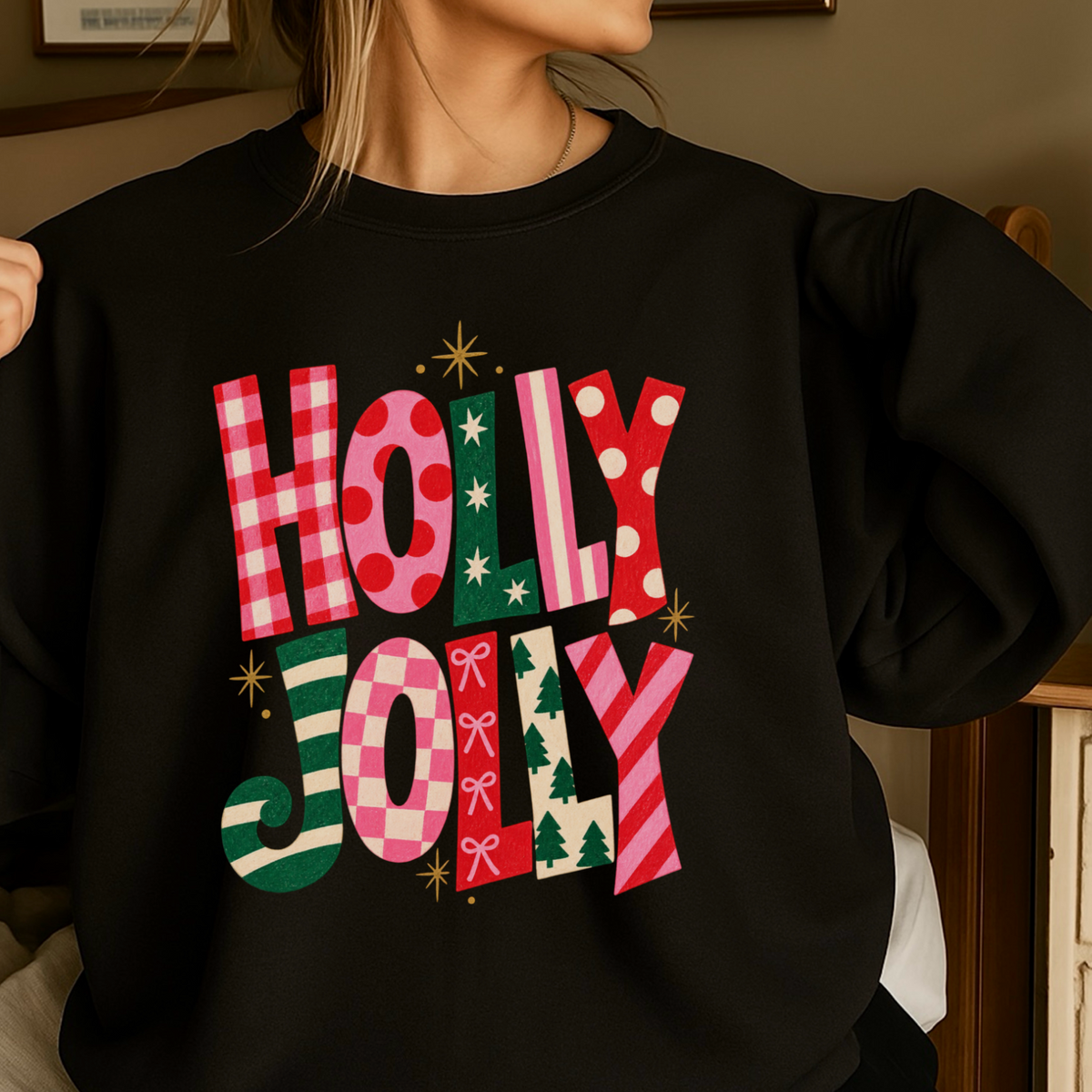 Holly Jolly Crewneck Sweatshirt
