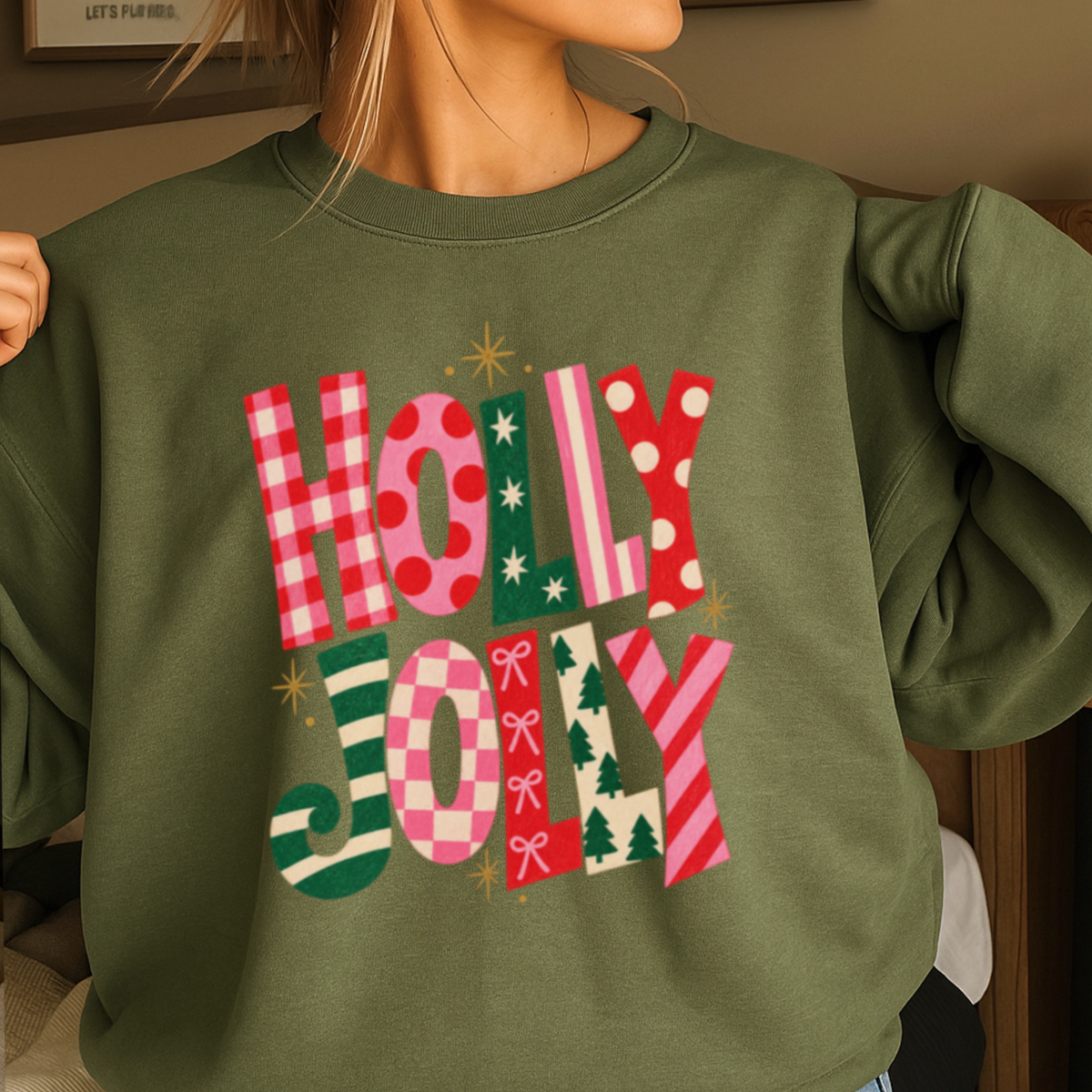 Holly Jolly Crewneck Sweatshirt