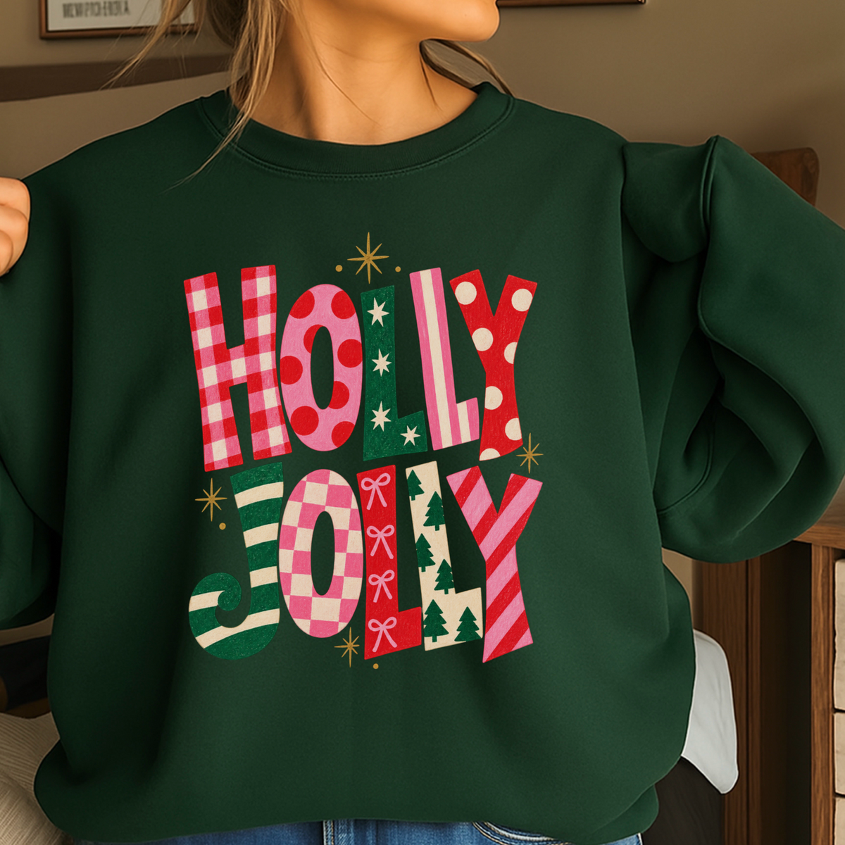 Holly Jolly Crewneck Sweatshirt