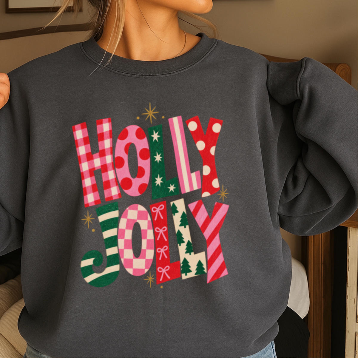 Holly Jolly Crewneck Sweatshirt