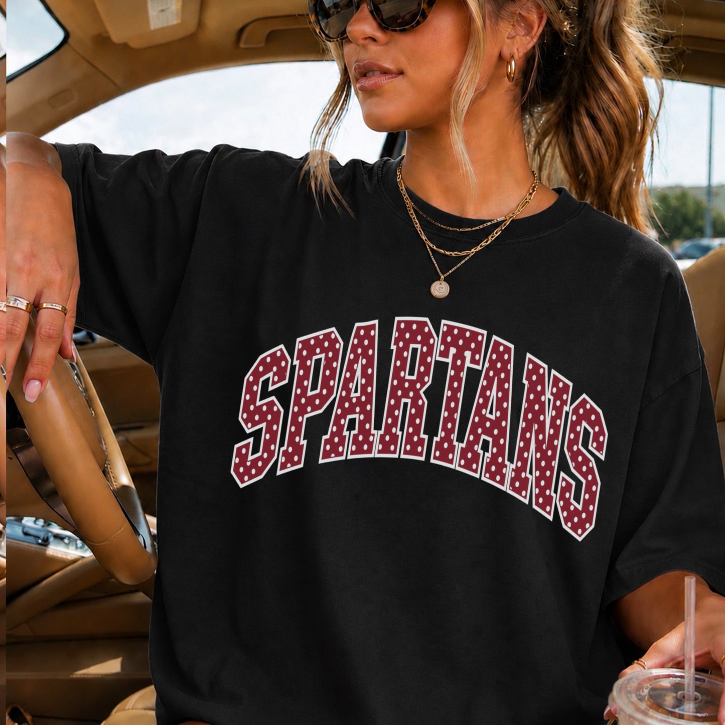 Spartans Comfort Color Graphic Tee