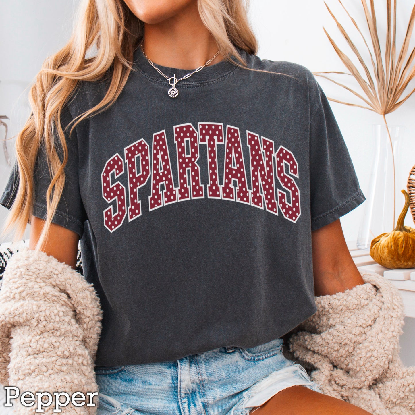 Spartans Comfort Color Graphic Tee