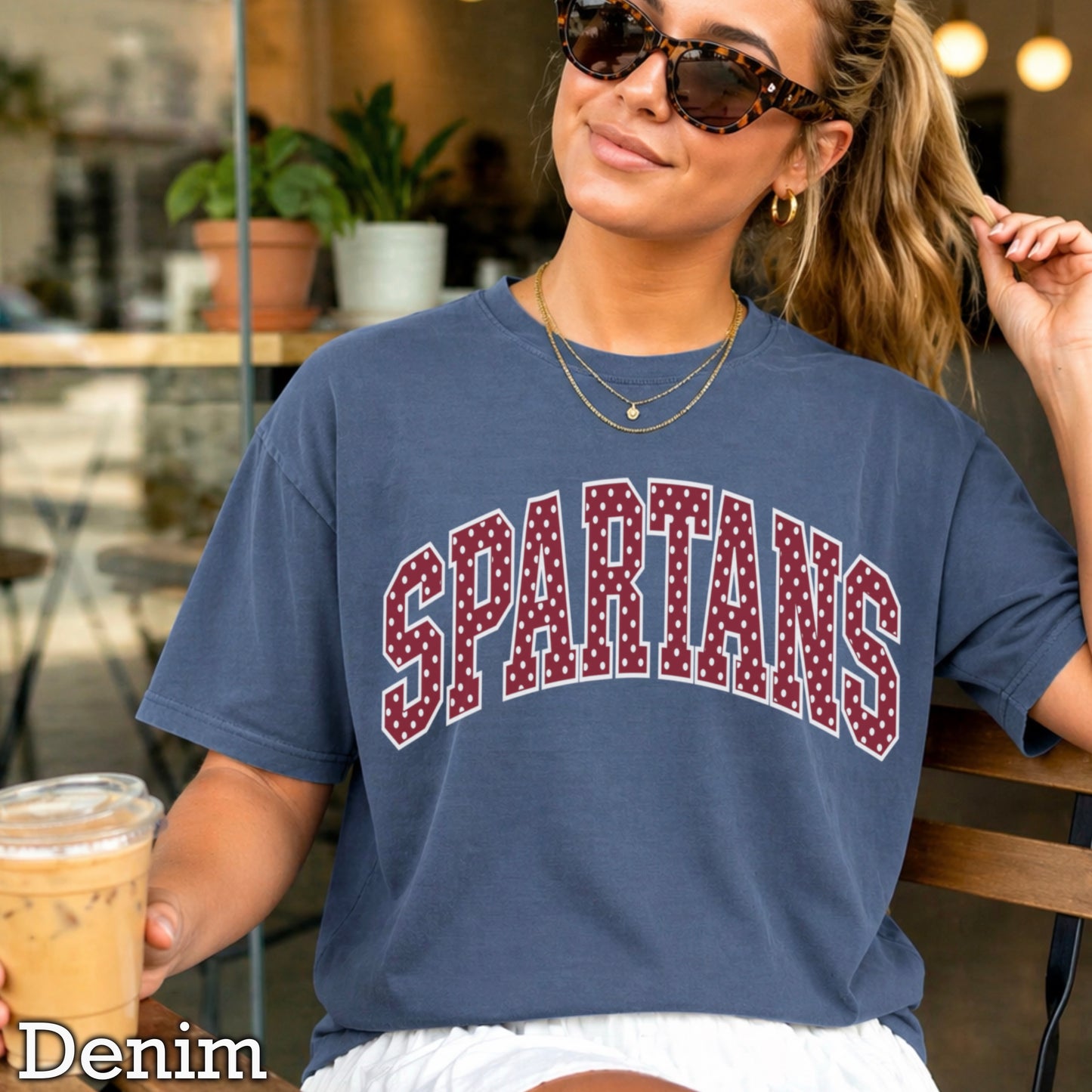 Spartans Comfort Color Graphic Tee