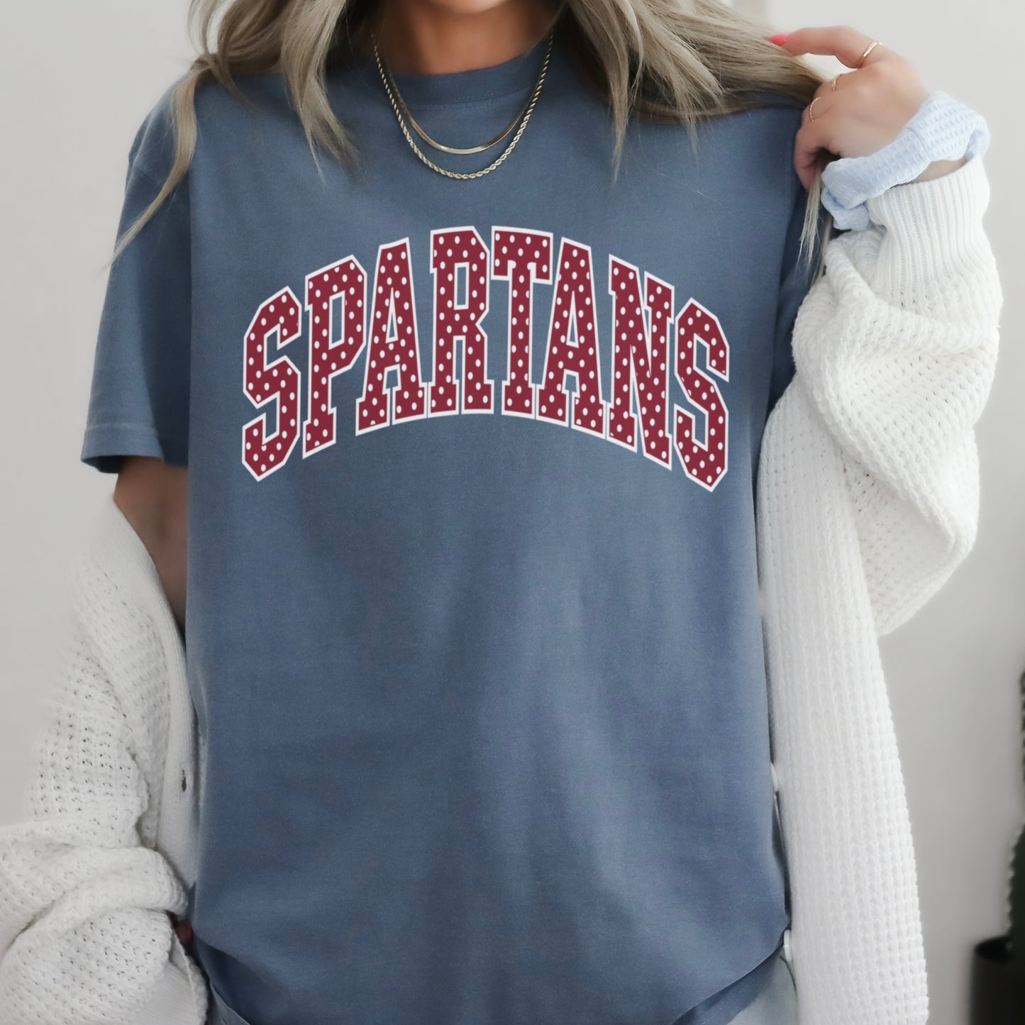 Spartans Comfort Color Graphic Tee