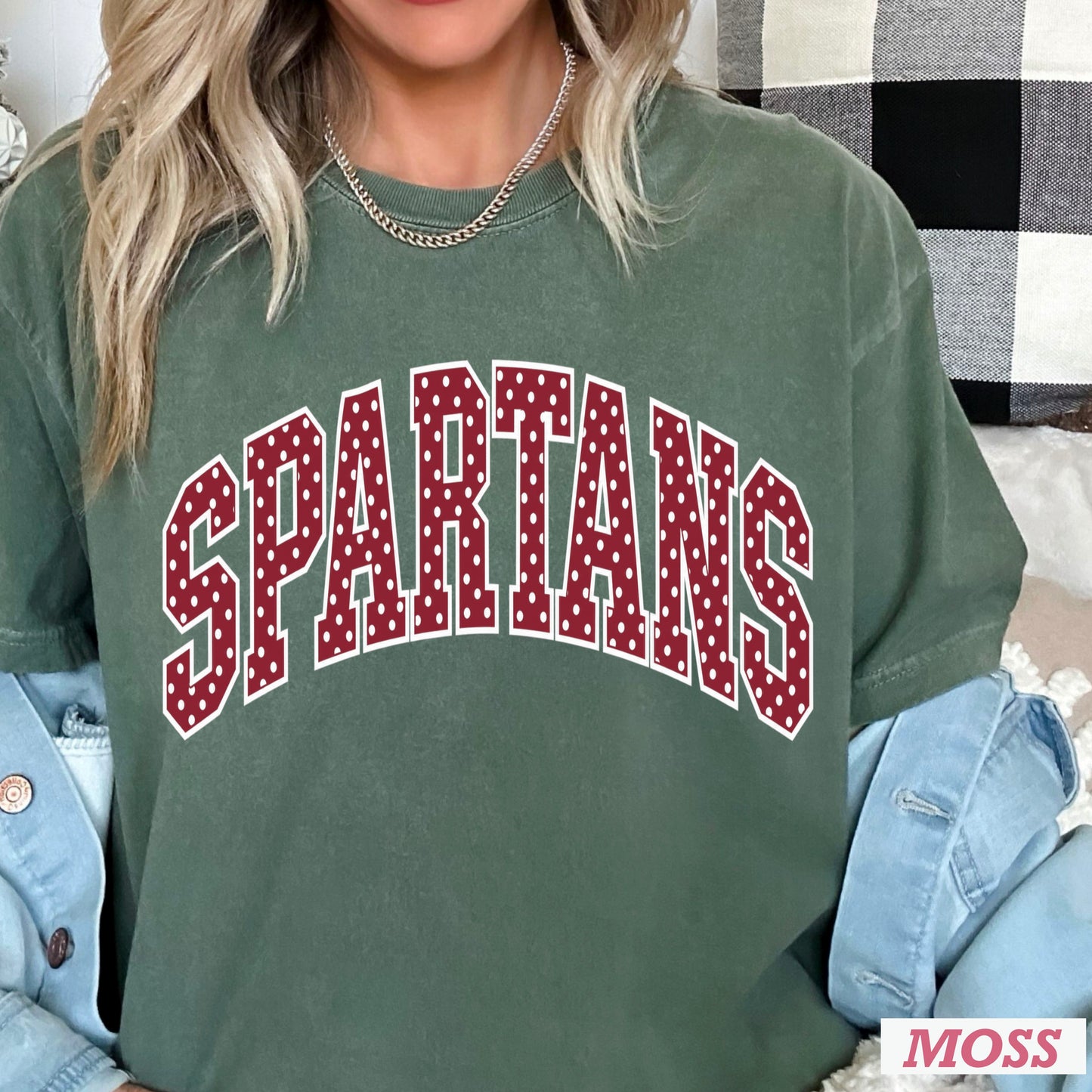 Spartans Comfort Color Graphic Tee
