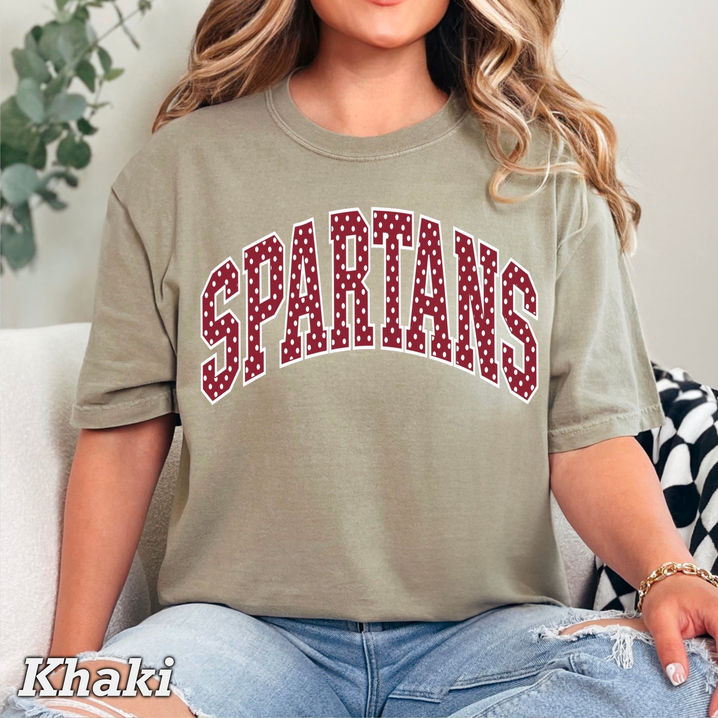 Spartans Comfort Color Graphic Tee