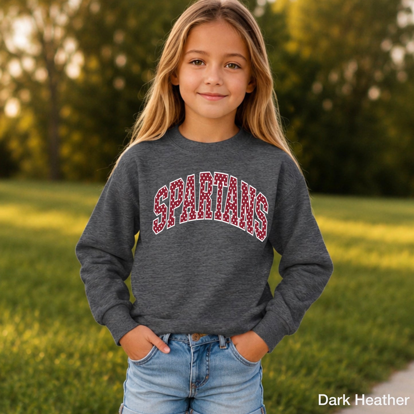 Spartans Youth Crewneck Sweatshirt