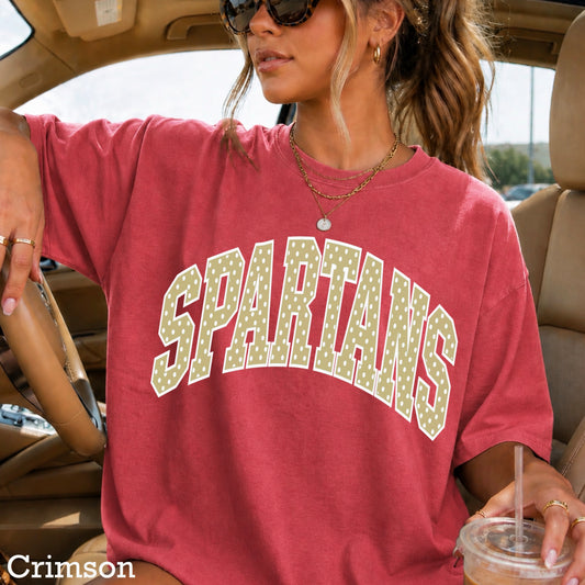 Spartans Comfort Color Graphic Tee