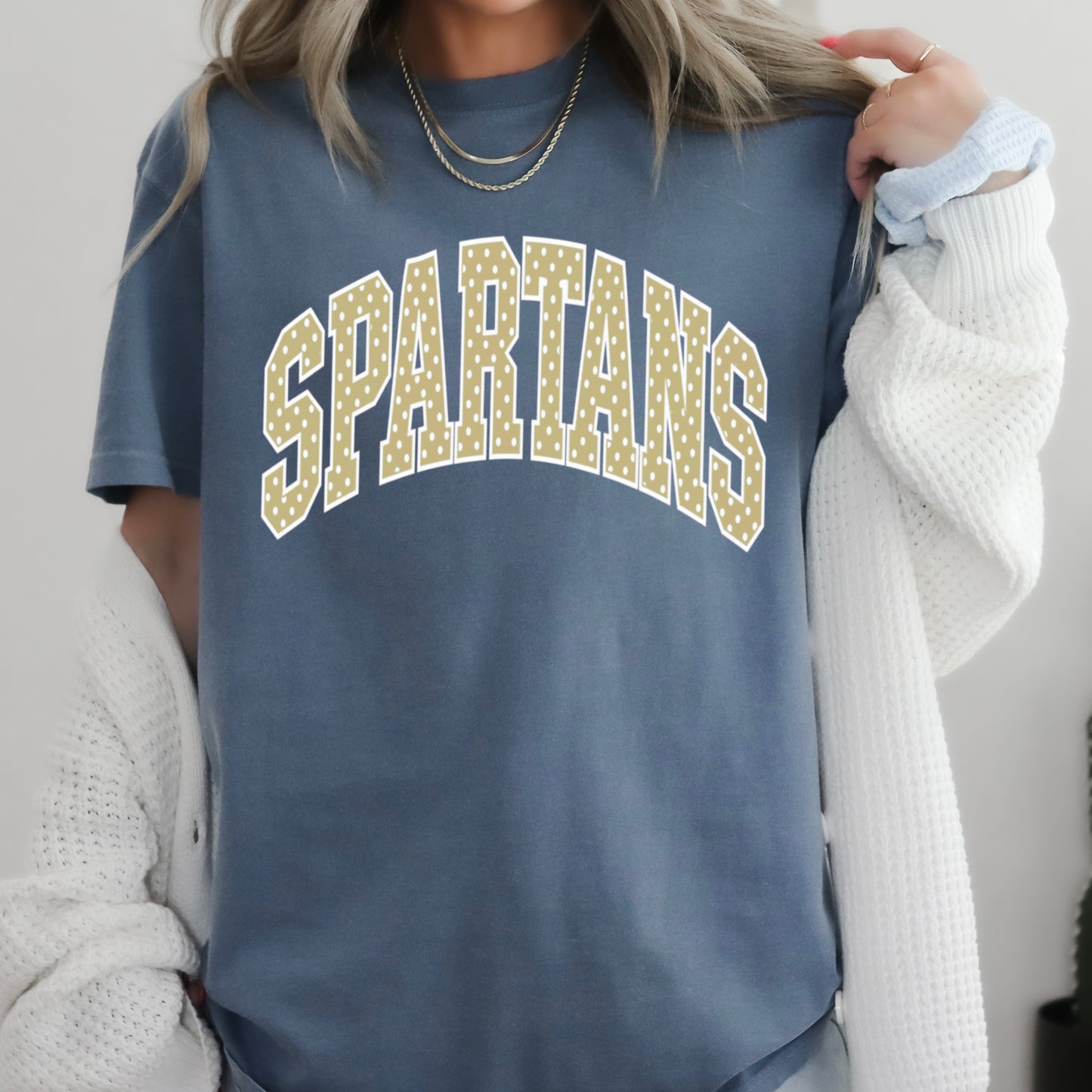 Spartans Comfort Color Graphic Tee