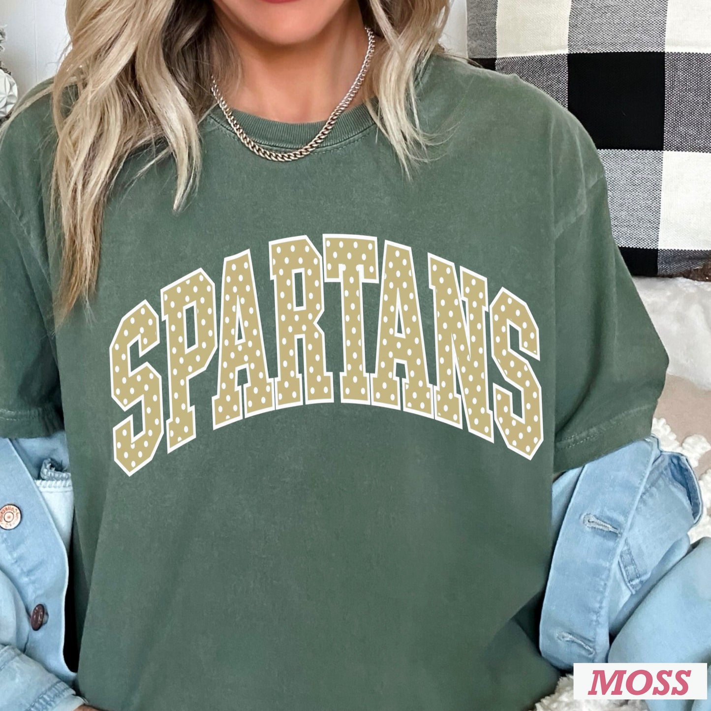 Spartans Comfort Color Graphic Tee