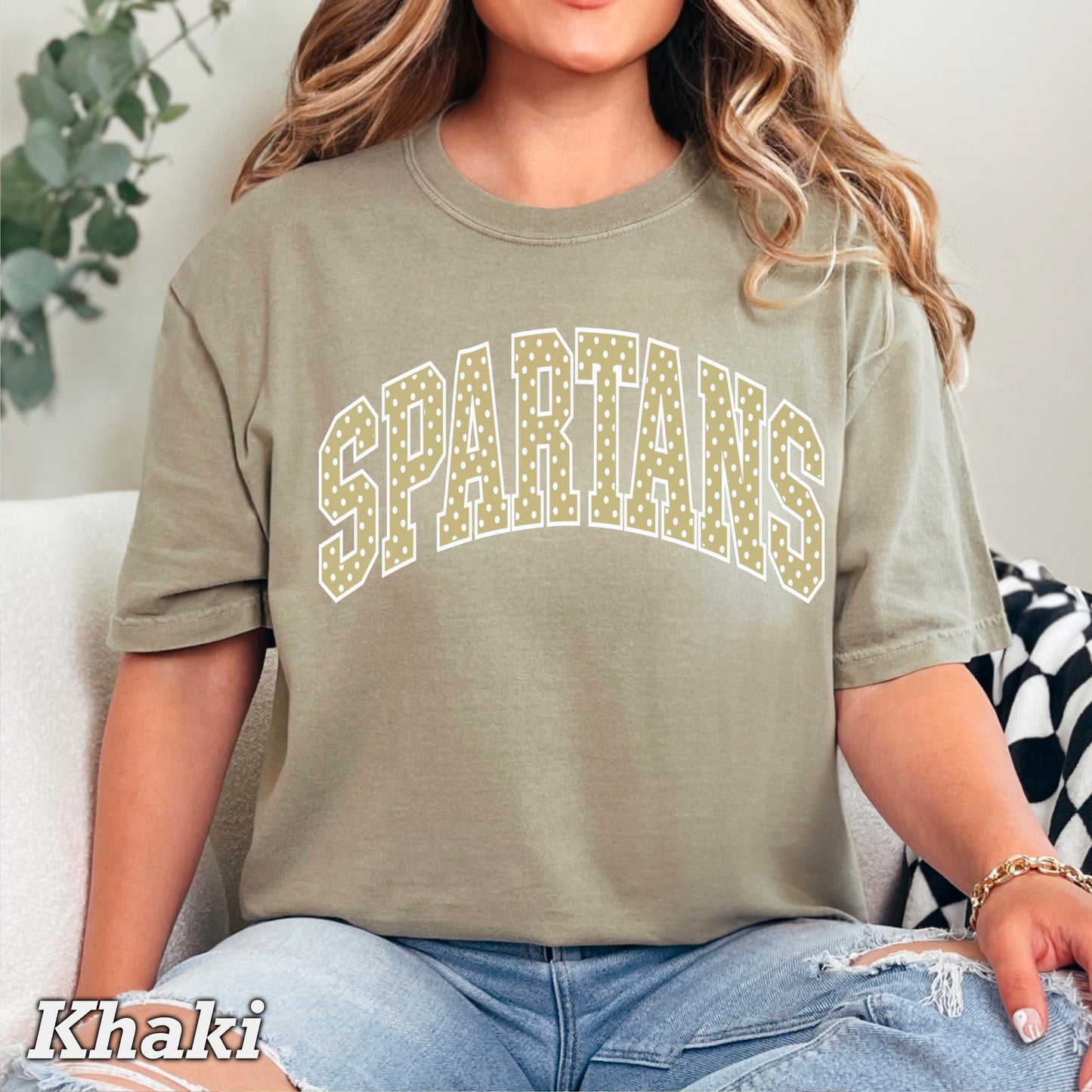 Spartans Comfort Color Graphic Tee