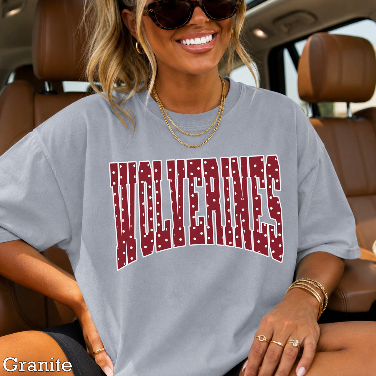Wolverines Comfort Color Graphic Tee