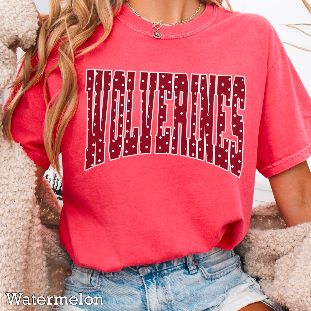 Wolverines Comfort Color Graphic Tee