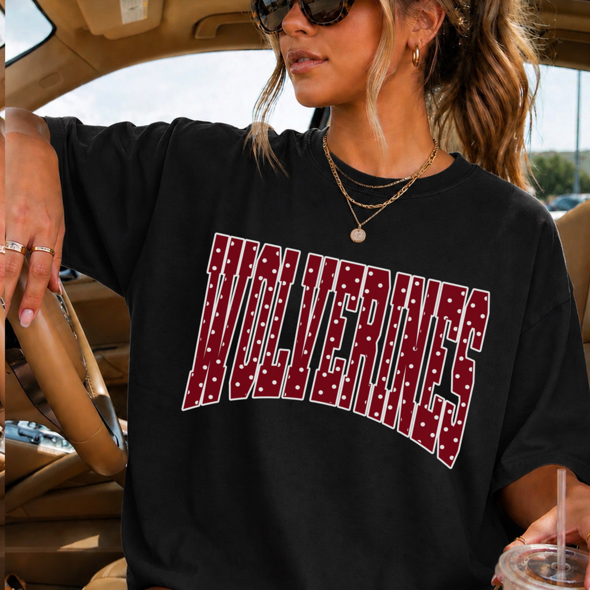 Wolverines Comfort Color Graphic Tee
