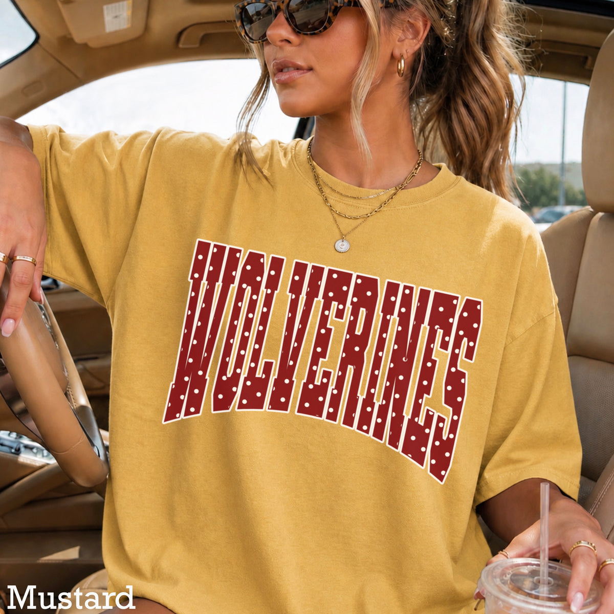 Wolverines Comfort Color Graphic Tee