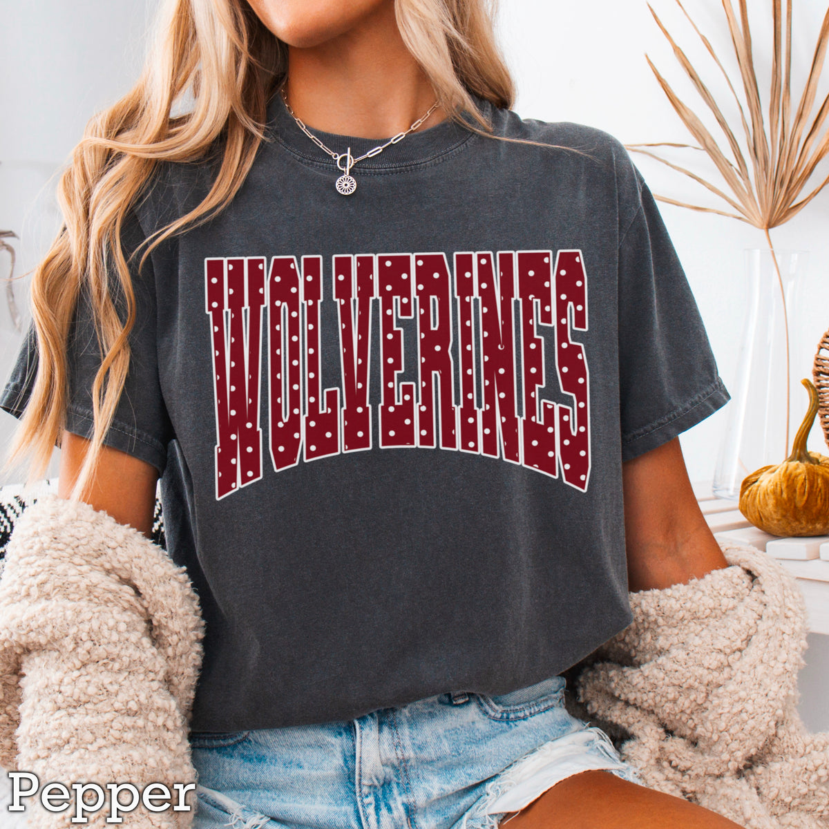 Wolverines Comfort Color Graphic Tee
