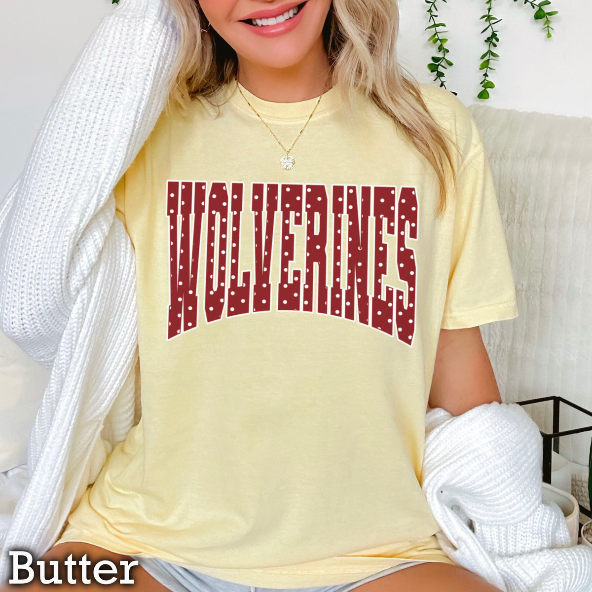 Wolverines Comfort Color Graphic Tee