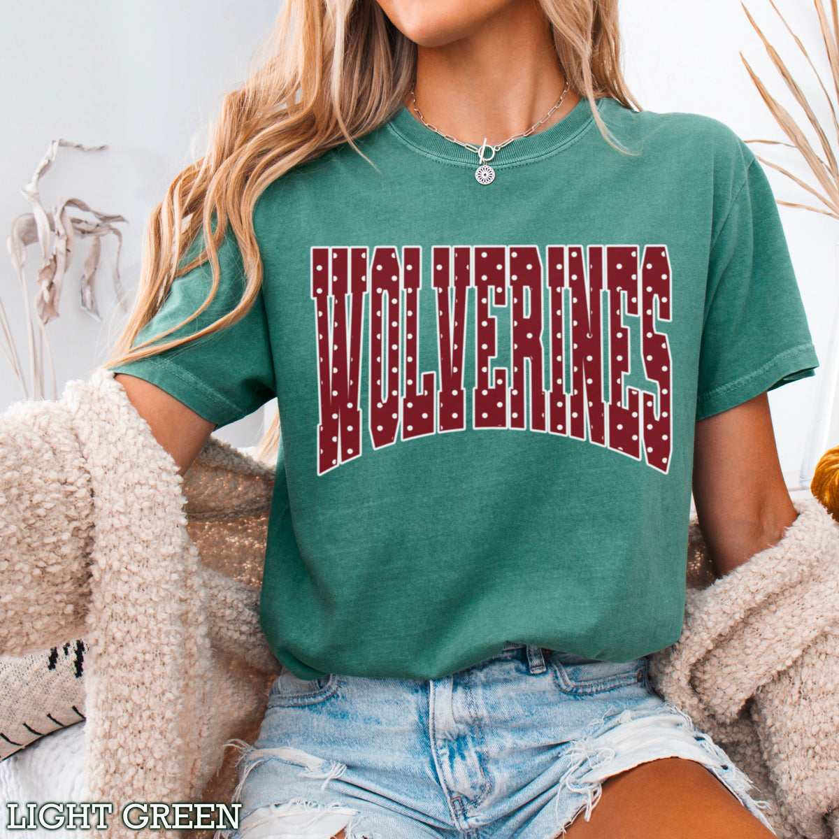 Wolverines Comfort Color Graphic Tee
