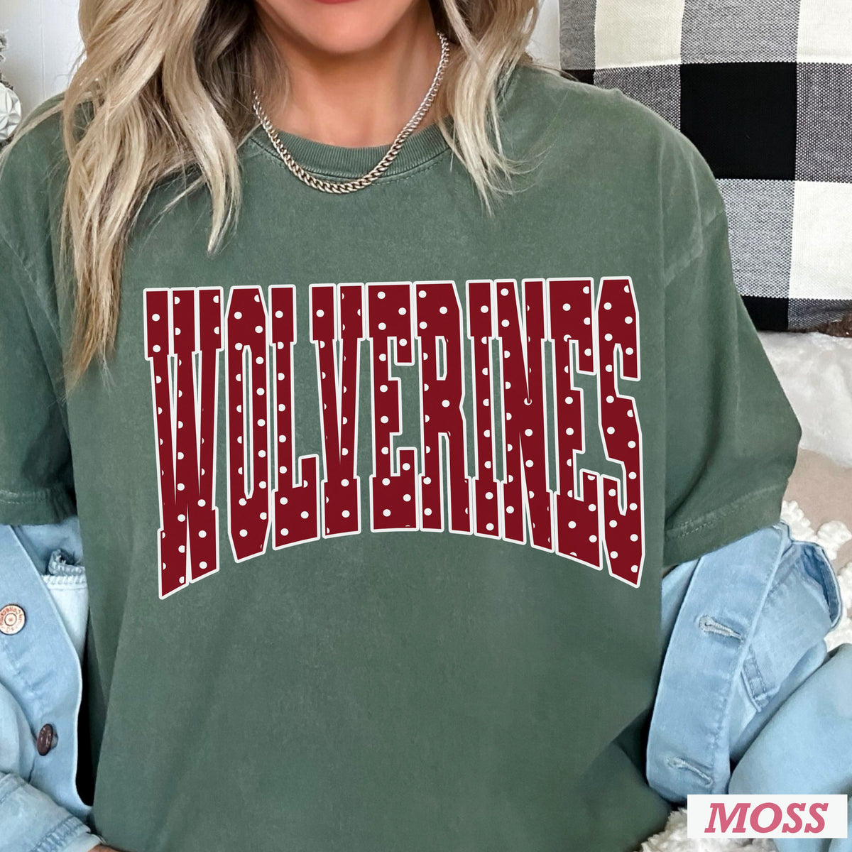 Wolverines Comfort Color Graphic Tee