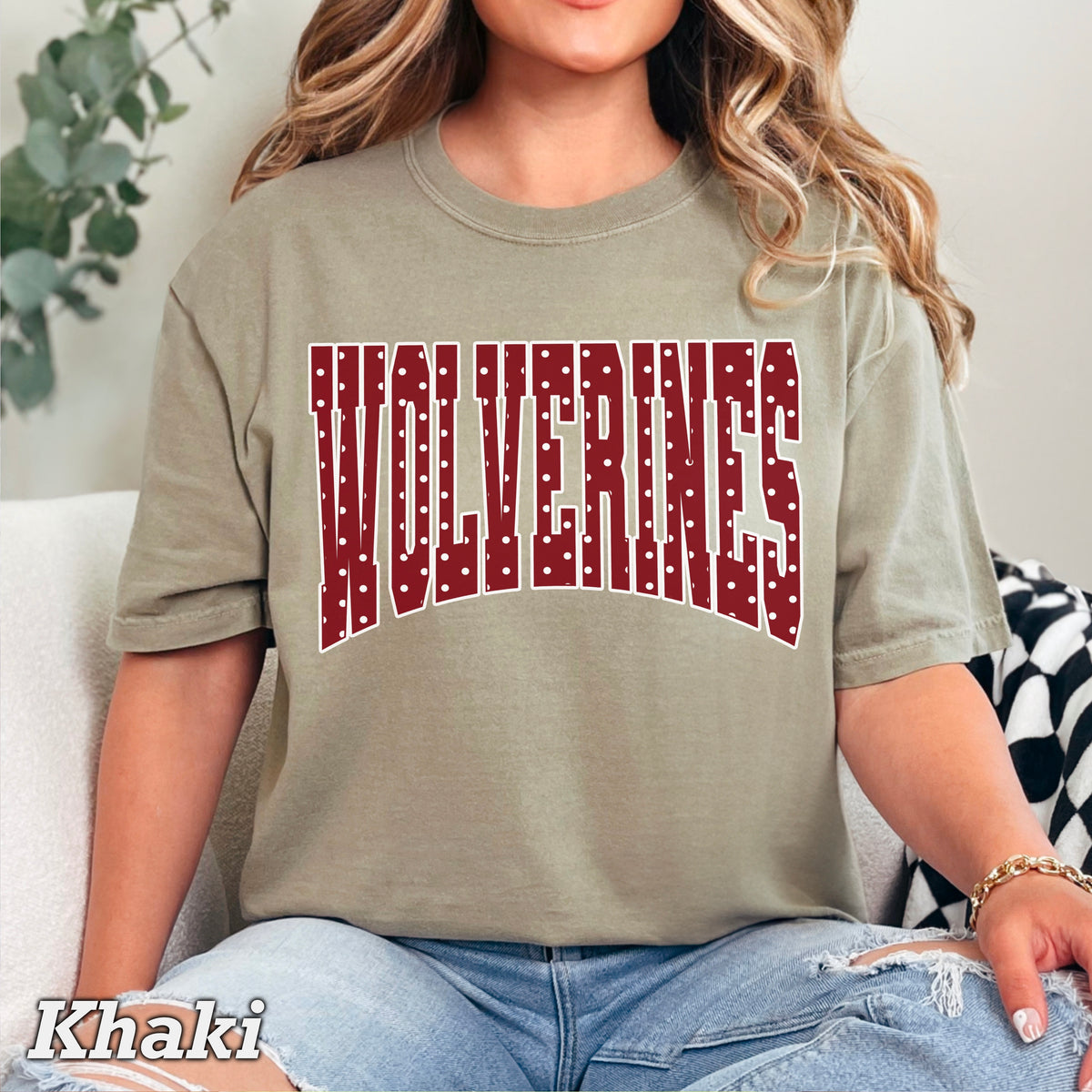 Wolverines Comfort Color Graphic Tee
