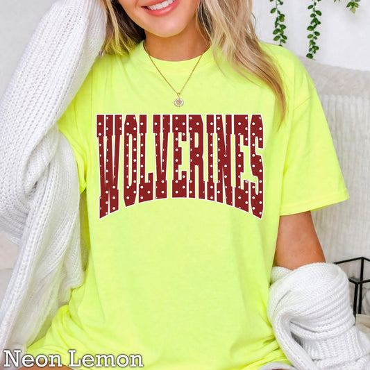 Wolverines Comfort Color Graphic Tee