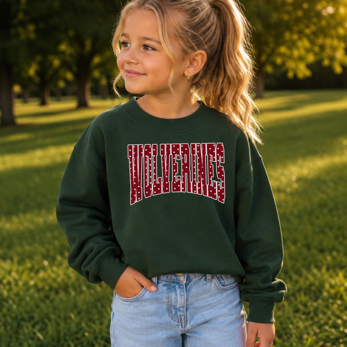 Wolverines Youth Crewneck Sweatshirt