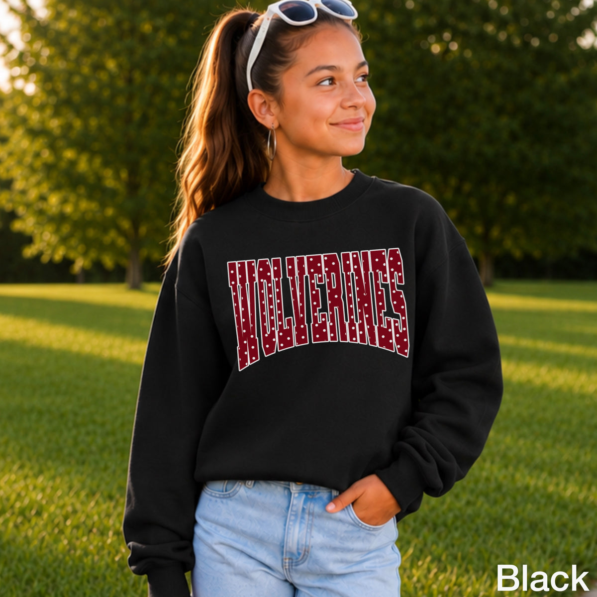 Wolverines Youth Crewneck Sweatshirt
