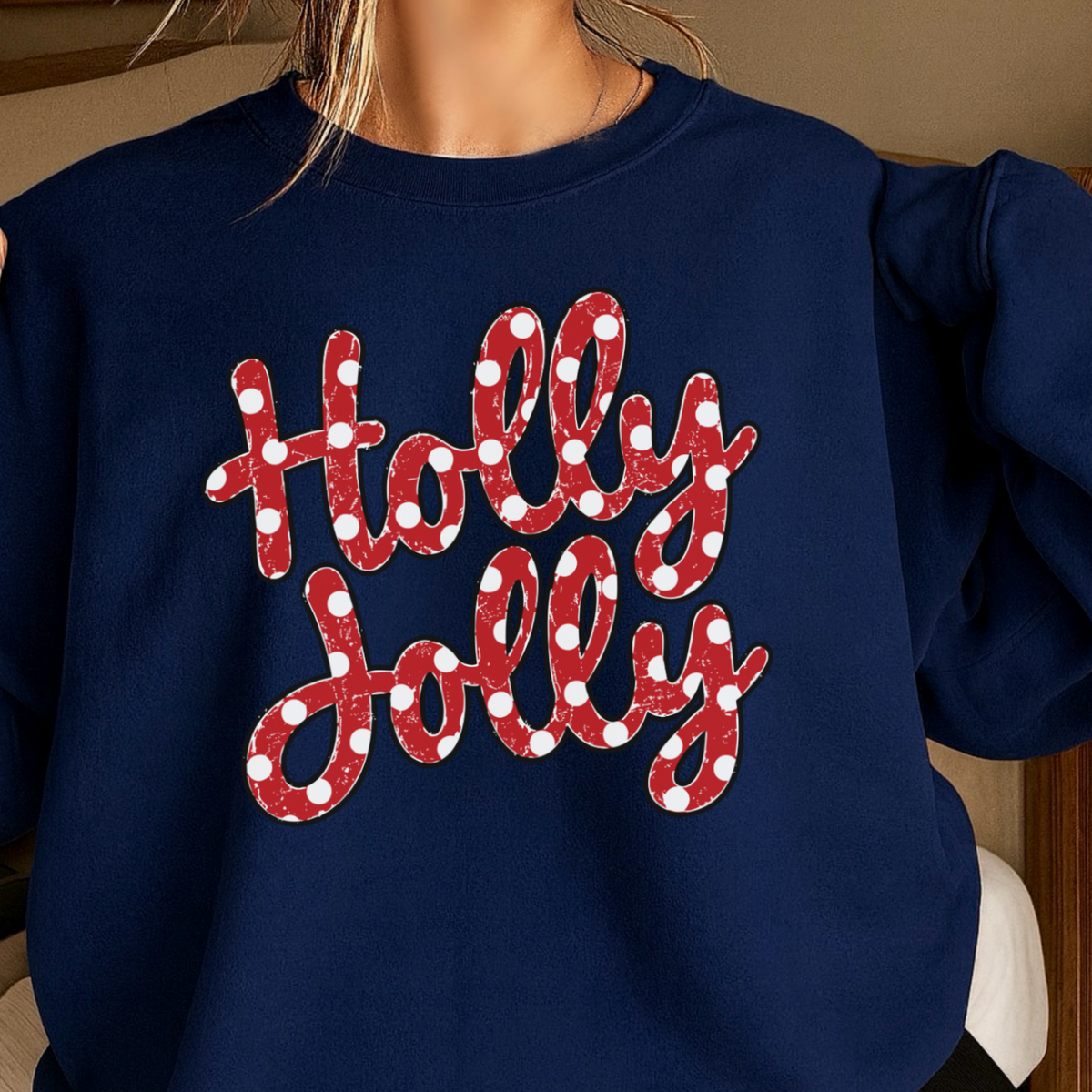 Holly Jolly Christmas Crewneck Sweatshirt