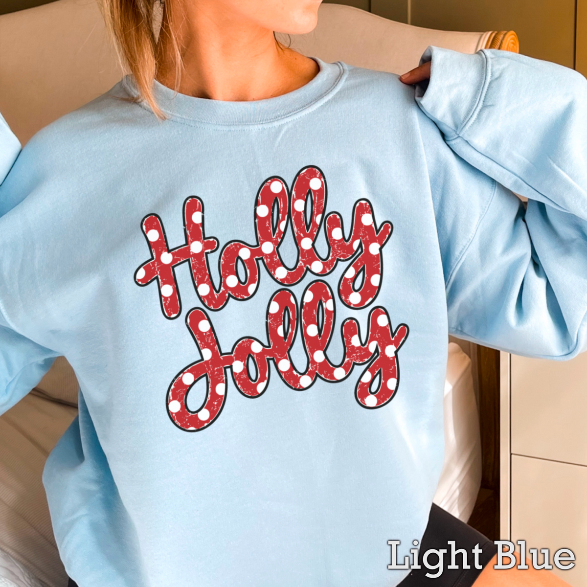 Holly Jolly Christmas Crewneck Sweatshirt