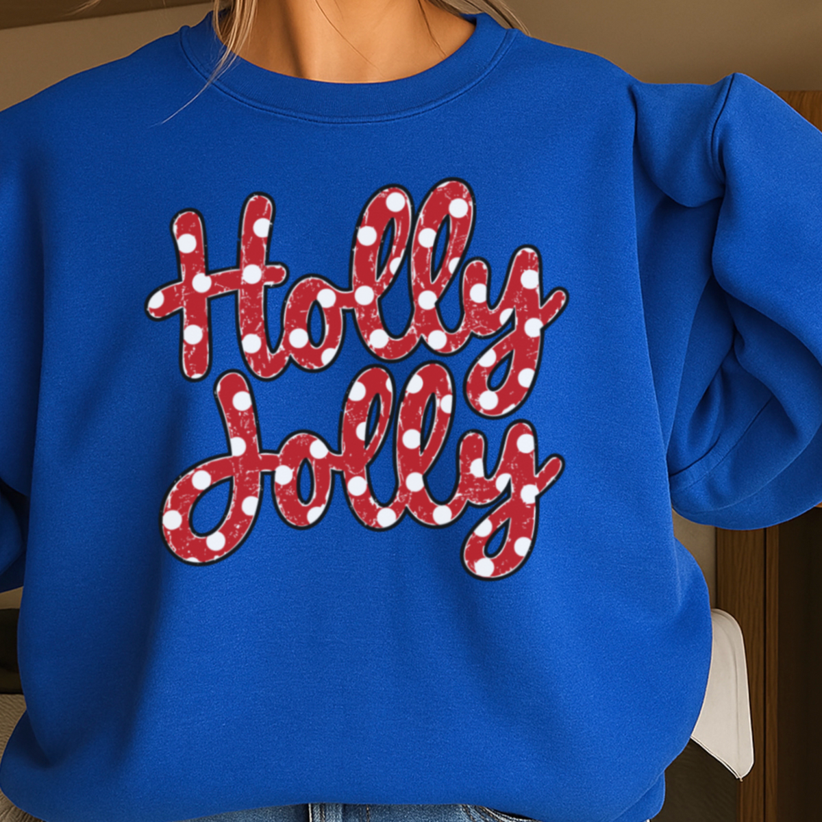 Holly Jolly Christmas Crewneck Sweatshirt