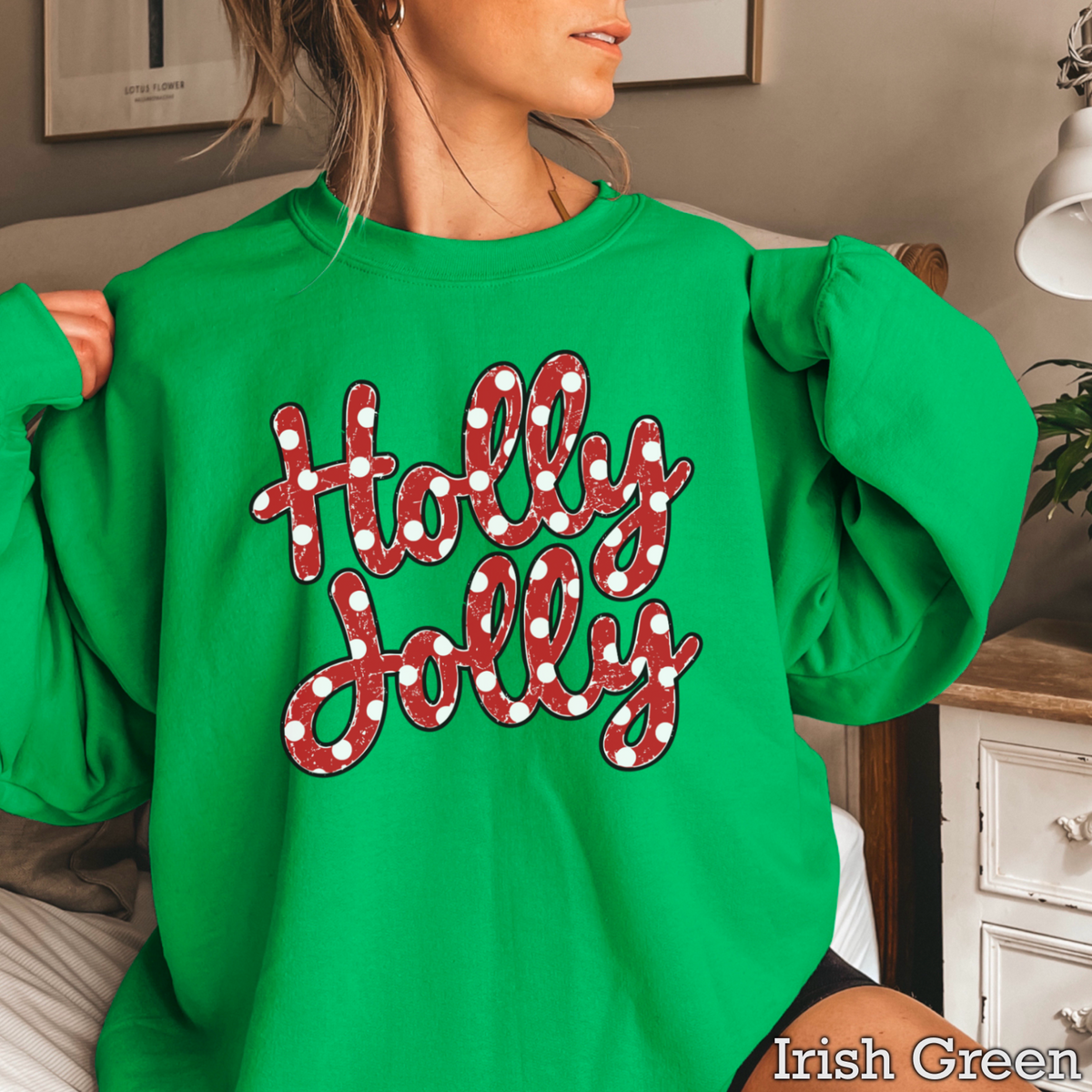 Holly Jolly Christmas Crewneck Sweatshirt
