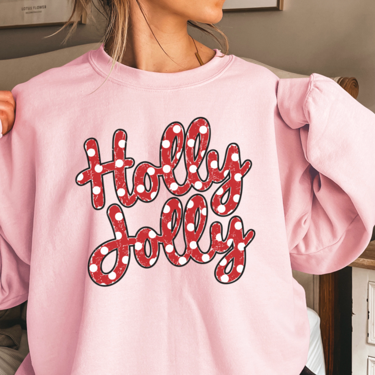 Holly Jolly Christmas Crewneck Sweatshirt