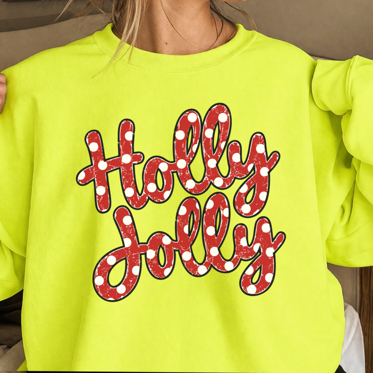 Holly Jolly Christmas Crewneck Sweatshirt