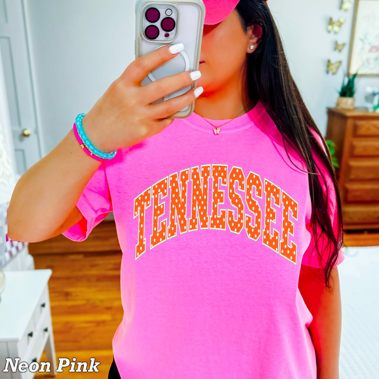 Tennessee Polka Dot Comfort Color Graphic Tee