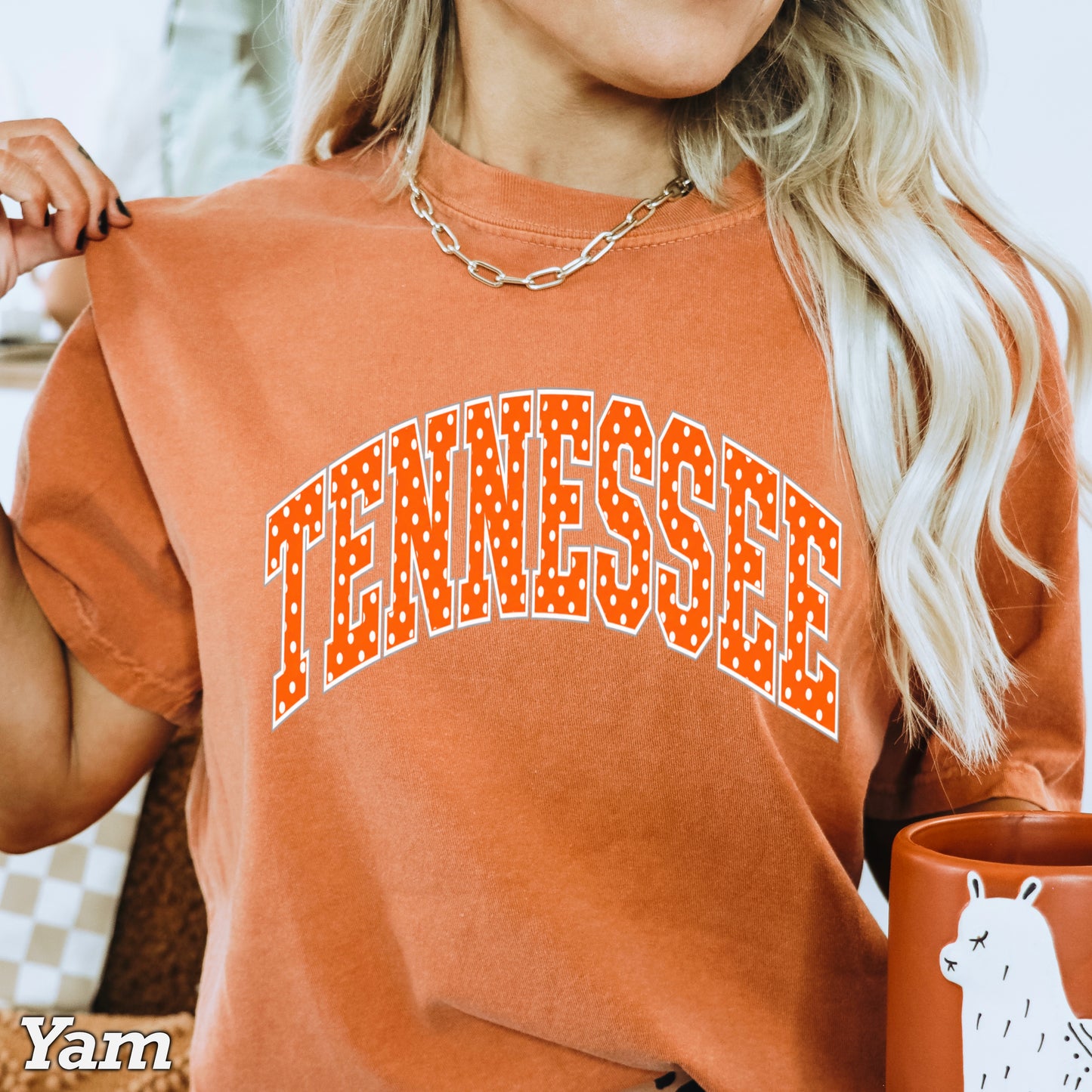 Tennessee Polka Dot Comfort Color Graphic Tee