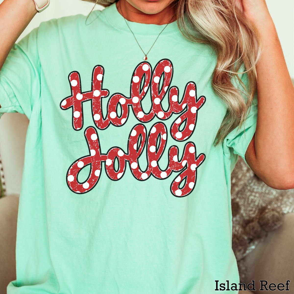 Holly Jolly Comfort Color Graphic Tee