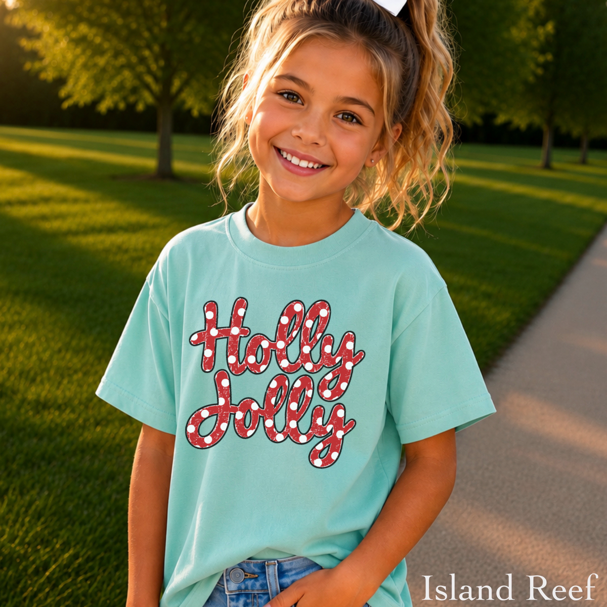 Holly Jolly Youth Comfort Color T-Shirt