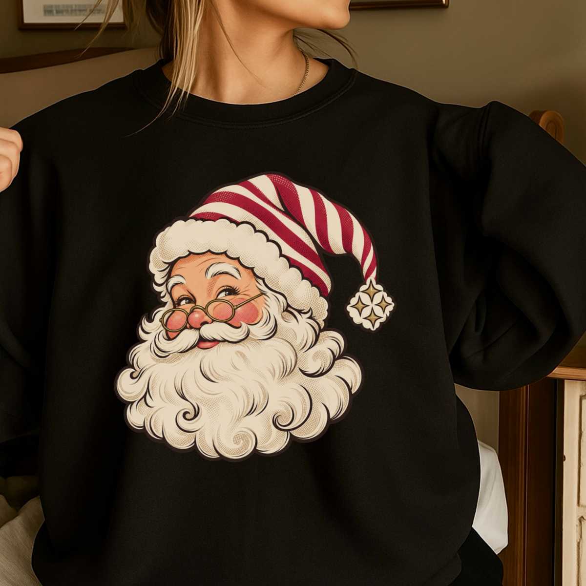 Santa Christmas Crewneck Sweatshirt