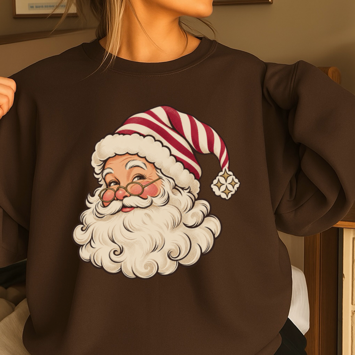 Santa Christmas Crewneck Sweatshirt