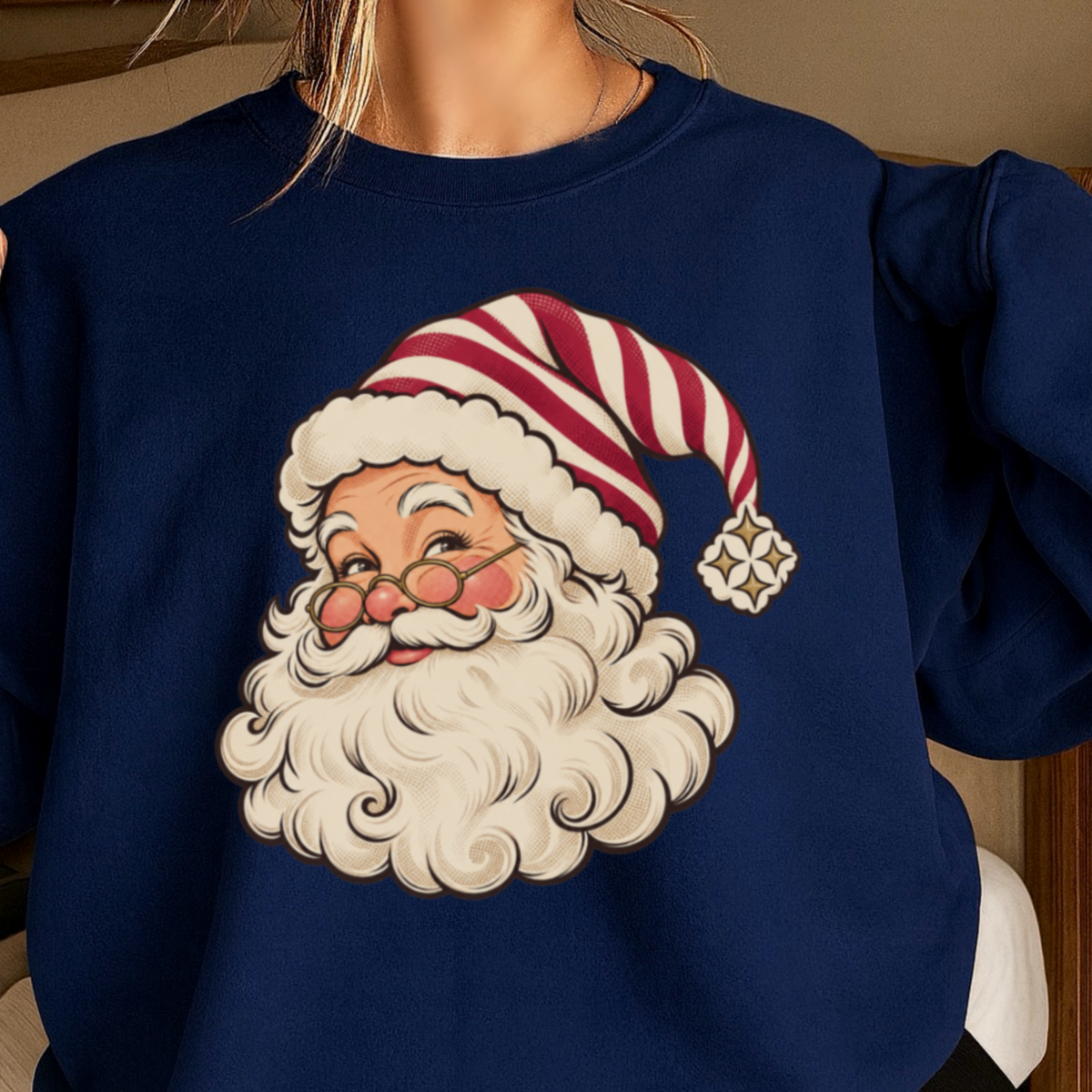 Santa Christmas Crewneck Sweatshirt