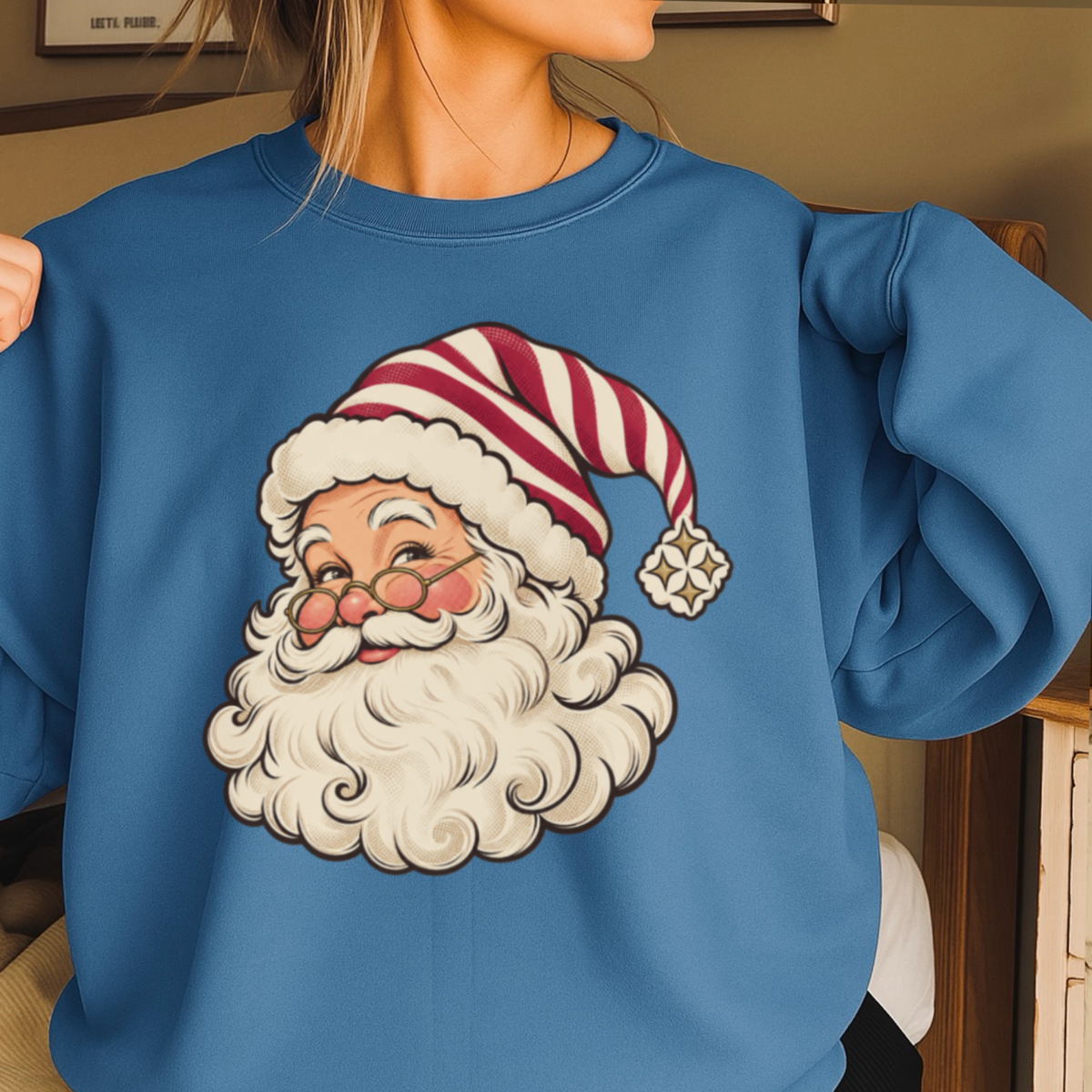 Santa Christmas Crewneck Sweatshirt