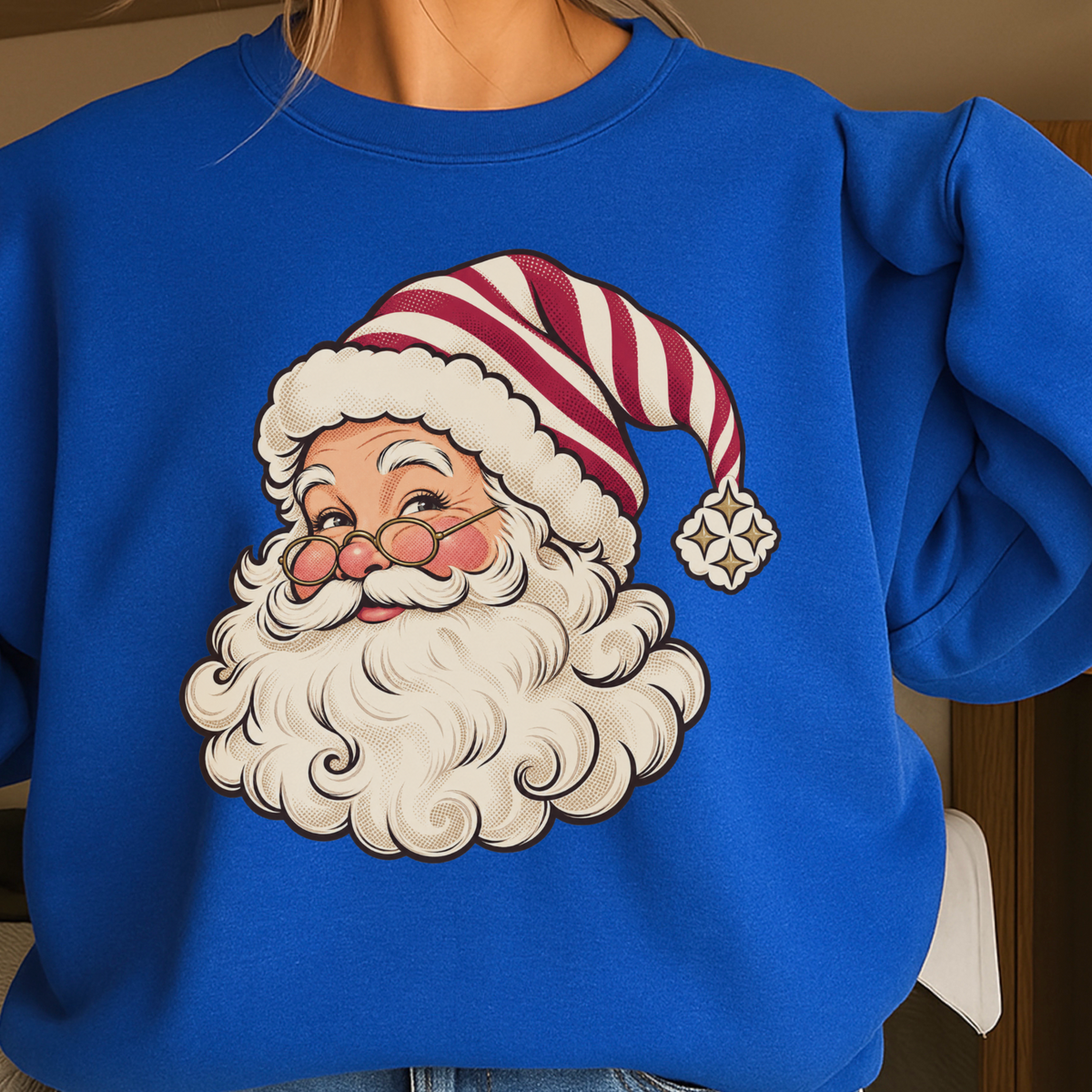 Santa Christmas Crewneck Sweatshirt